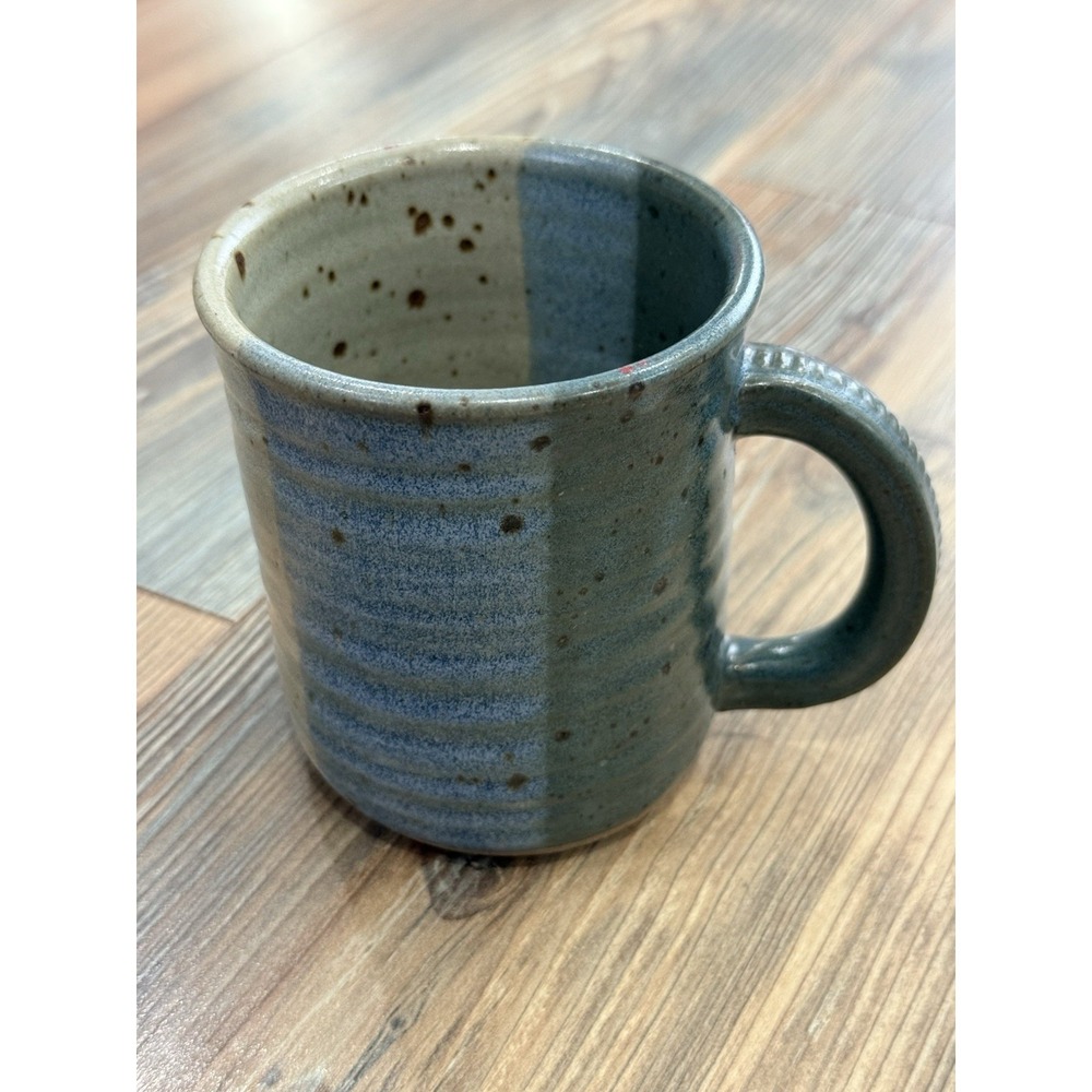 vintage stoneware coffee mug three colors unique rare - Picture 4 of 7